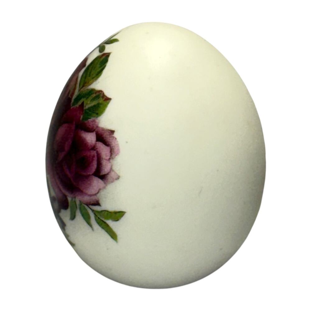 Floral Decorative Egg Rose Design 2 Inch - Picture 4 of 8